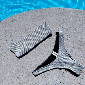 ZULU & ZEPHER Strapless Bikini Set